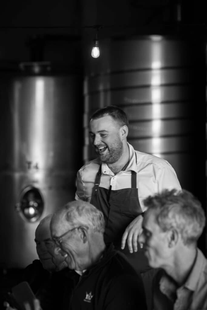Greystone Chef at thier Cellar door 